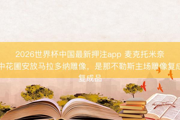 2026世界杯中国最新押注app 麦克托米奈家中花圃安放马拉多纳雕像，是那不勒斯主场雕像复成品